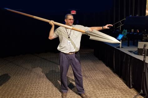 Life Size Goliaths Spear Donated To The Creation Museum Answers In