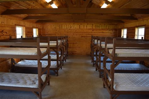 Also, each unit has access to a picnic table and small fire pit. Cabins - Mozingo Lake Recreation Park