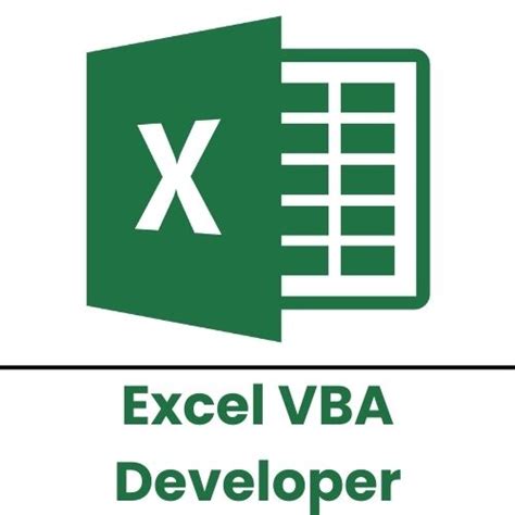 Excel Vba Developer