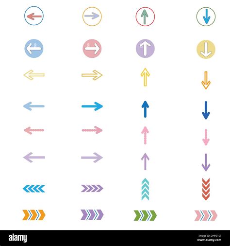 Collection Of Colorful Pastel Arrows Different Arrows Perfect For Your