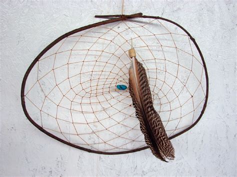 Authentic Ojibwe Native American Indian Dream Catcher Massive Huge Wall Hanging Moose R Uscom