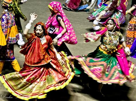 Garba And Dandiya Inspirational Cultural Dance Of Gujarat India