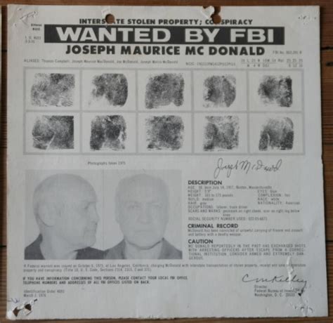 Sold Price Original Real 1970s Fbi Wanted Posters December 1 0116