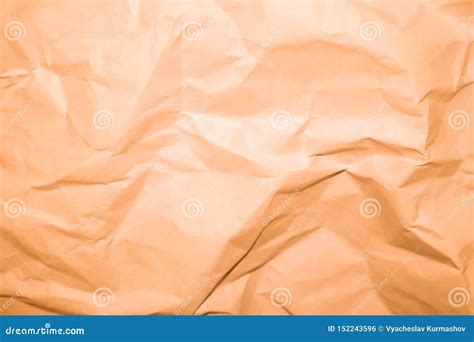 Orange Crumpled Paper Texture Background Stock Photo Image Of Aged