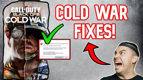 How To Fix Black Ops Cold War Crashing Pc Fix Guide Call Of Duty Youtube