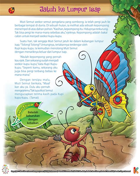 Cerita dongeng hewan ini bermula saat si semut jatuh terpeleset ke sungai dan nyaris tenggelam. Ebook 100 Dongeng Binatang Dunia | Ebook Anak - Ebook Anak