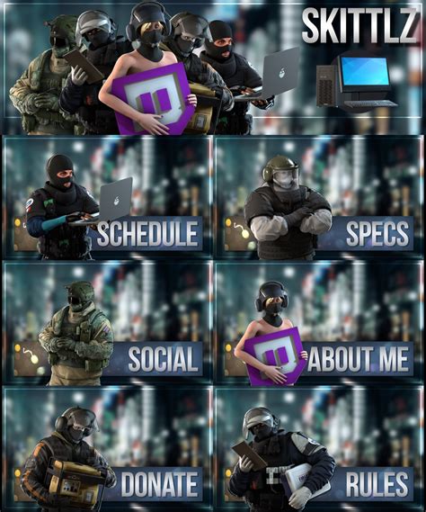 R6 Operators Twitch Cover By Mrshlapa On Deviantart