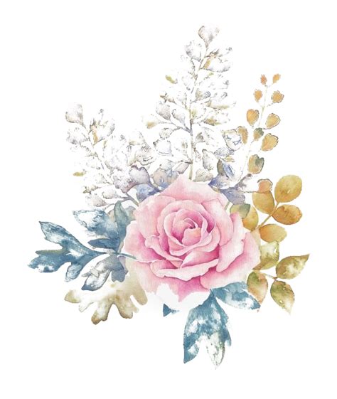 Watercolor Flower Png Free Image Png All Png All