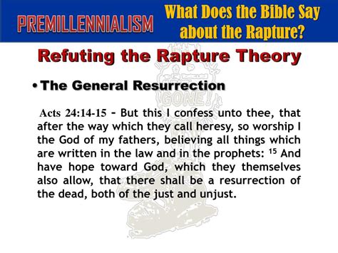 Ppt Refuting The Rapture Theory Powerpoint Presentation Free