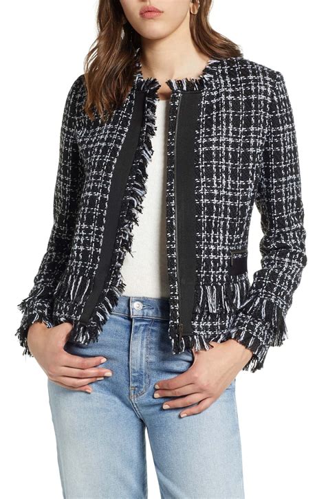 Halogen Tweed Jacket With Images Tweed Jacket Fashion Chanel