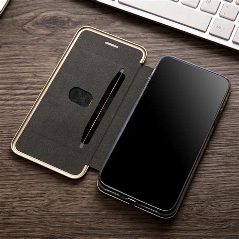 Iphone xr case with card holder. For iPhone XS Max Case XR XS Magnetic Flip Card Holder Stand Leather Thin Cover | eBay
