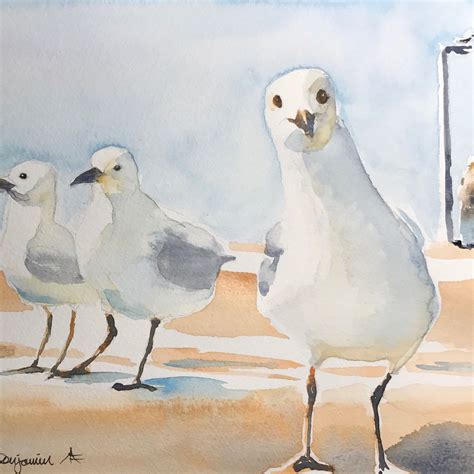 New original watercolor painting, I usually do s series of three