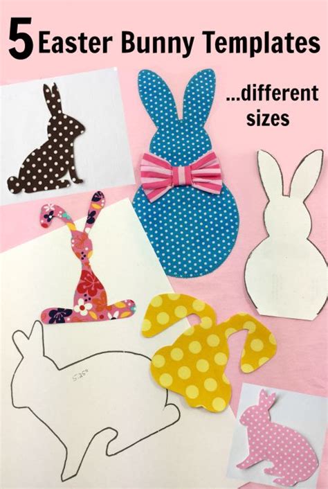Easter bunny photo templates happy easter thanksgiving. 5 Free Bunny Appliqué Templates | Free applique patterns ...