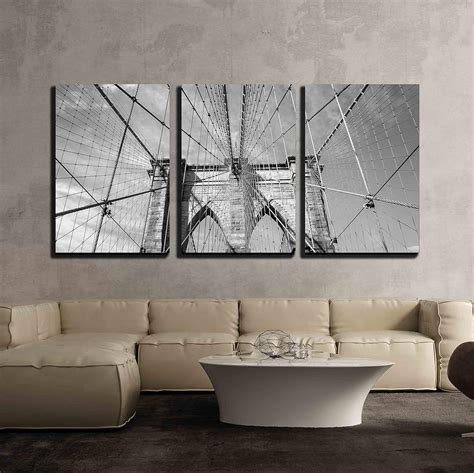 Wall26 3 Piece Canvas Wall Art Brooklyn Bridge New York