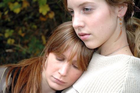 Girls Comforting Each Other Stock Photos Free And Royalty Free Stock