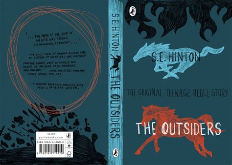 Book Cover Design Full Spread By Tree X Three Of Se Hinton The