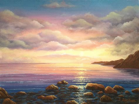Browse All Artworks For Sale Beach Scene Painting Sunset Painting Ocean Painting