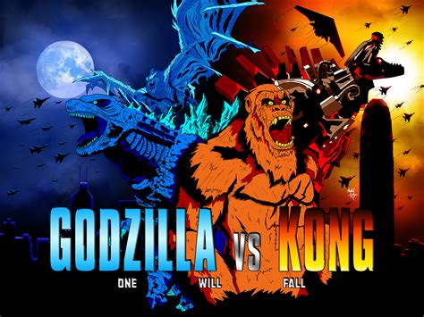Legends collide in godzilla vs. ArtStation - Godzilla vs Kong Poster Concept Art | Tutorials
