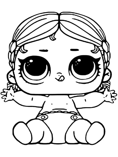 New lol omg are the older sisters of lol surprise dolls. Baby LOL Surprise coloring pages. Download and print Baby ...