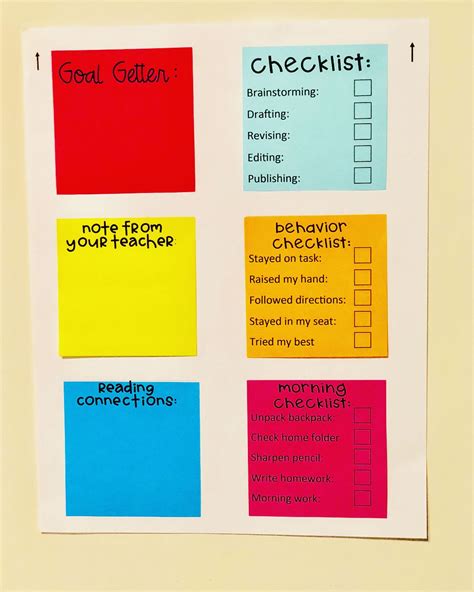 Post It Note Template For Printing