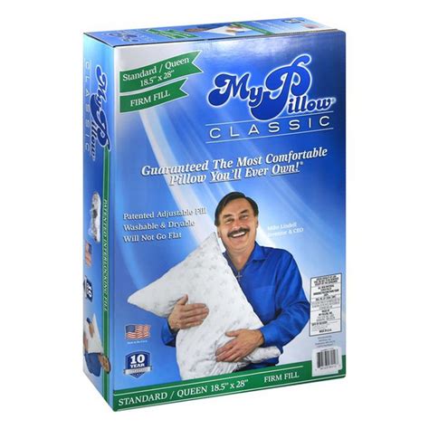 Patented adjustable fill helps keep neckpatented adjustable fill helps keep neck aligned. My Pillow Pillow, Classic, Standard/Queen, Firm Fill (1 ...