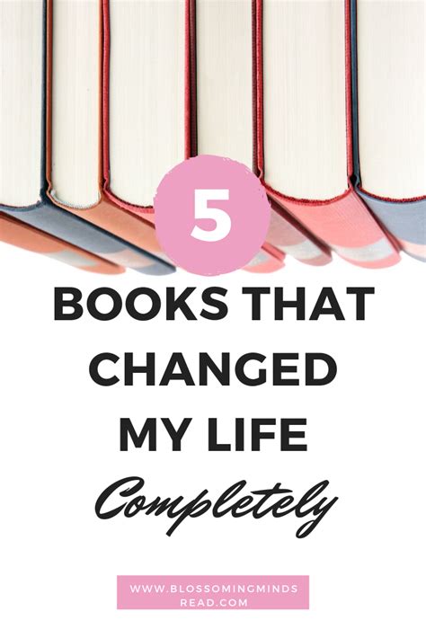 5 Books That Can Change Your Life Change My Life Book Lists