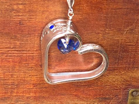 Spoon Heart Necklace Silverware Jewelry Necklaceseptember Etsy