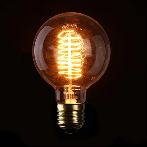 10pcslot 40w Edison Bulb 110v 220v Spherical Light Incandescent