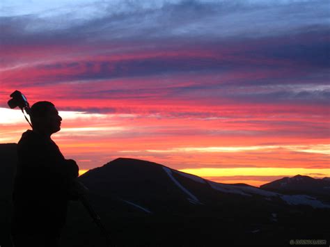 Silhouette At Sunset Rocky Mountains Colorado Zubins Photography