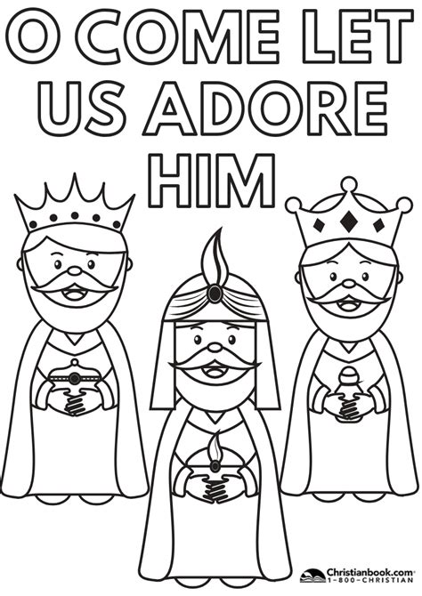 Bible Coloring Pages For Christmas