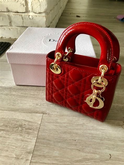 Hello from my first ever #unboxing video! Beautiful Lady Dior Mini Red Cherry | Lady dior bag, Lady dior