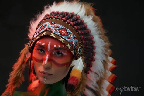 Traditional Native American Tribal Makeup Saubhaya Makeup
