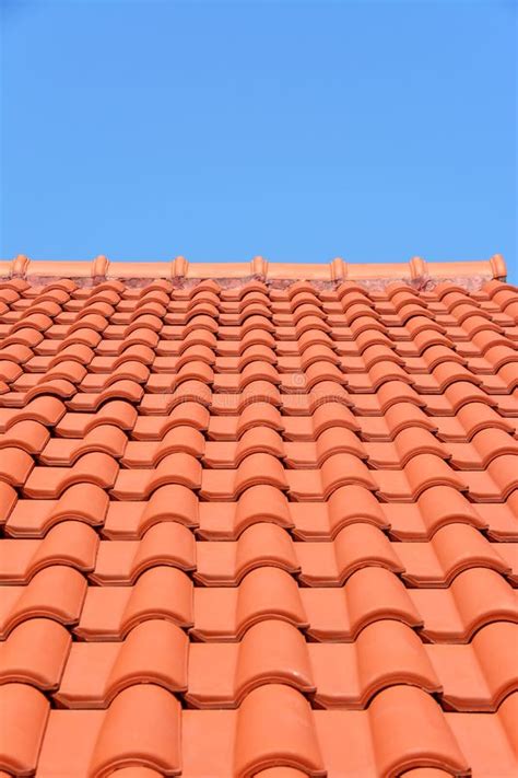 Red Roof Texture Tile Stock Photo Image Of Frame Construction 45945488