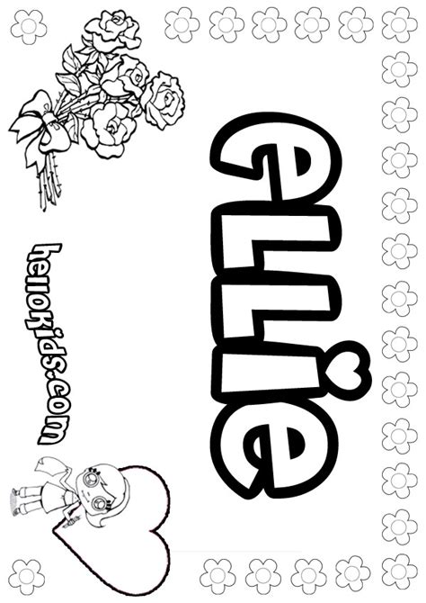 This 'beanie boos coloring pages ellie the koala' is for individual and noncommercial use only, the copyright belongs to their respective creatures or owners. girls name coloring pages, Ellie girly name to color