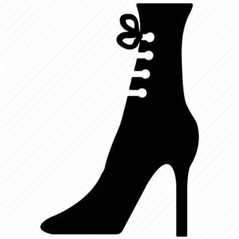 Fashion shoe, footwear, ladies shoe, woman shoe icon