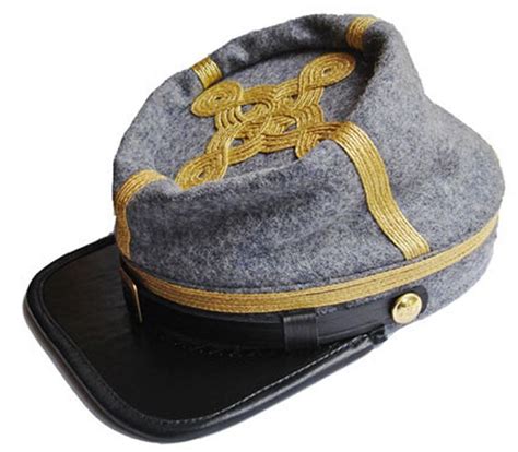 American Civil War Confederate Generals Kepi Cap Hat Large Size Uk