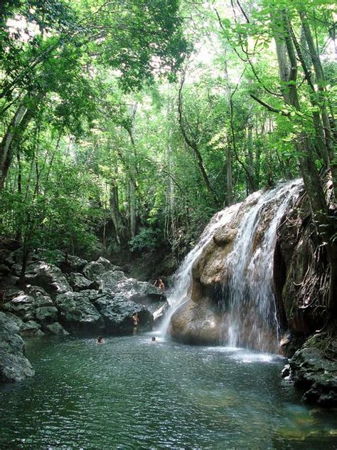 Hot Thermal Waters At Finca El Paraiso Waterfall Guatemala Travel