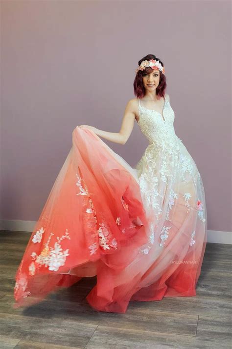 Colorful Ombré Wedding Gowns Shop — Canvas Bridal Stylish Wedding