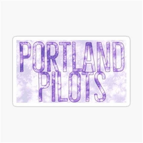 University Of Portland Portland Pilots Sticker By Natannc Redbubble