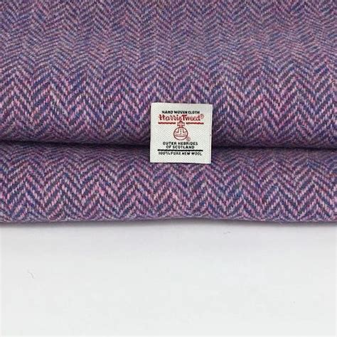 Herringbone Harris Tweed Cloth Fabric Harris Tweed Scotland
