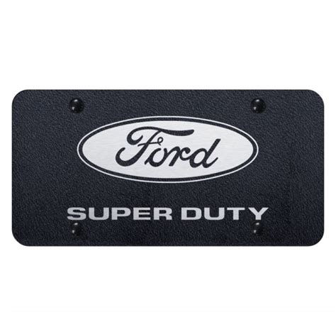 Autogold® Pldtyerb Rugged Black License Plate With Laser Etched