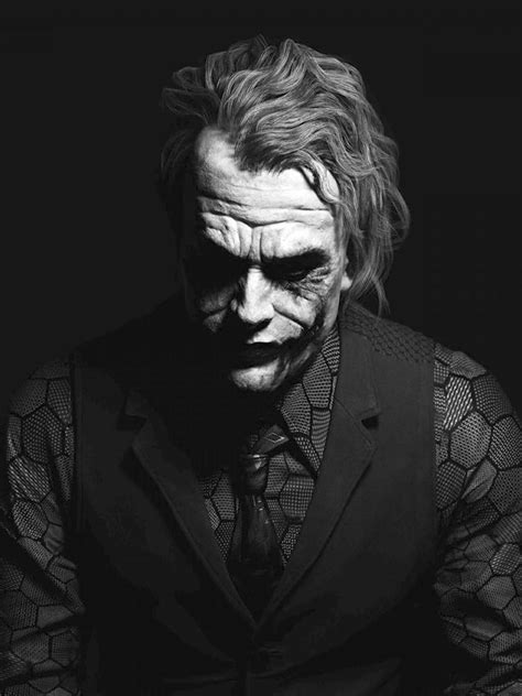 The Joker Black And White HD Mobile Wallpaper - Download Free 100% Pure