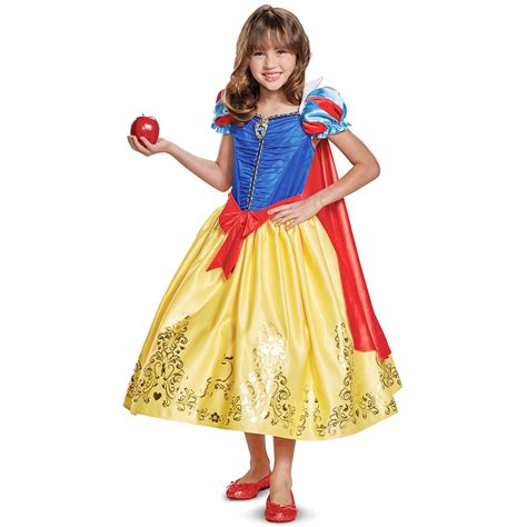 Jakks Pacific Inc Disney Princess Girls Size Small 4 6x Costume Dress With Hoop Skirt Snow