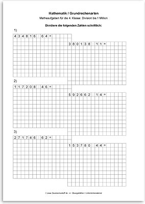 Maybe you would like to learn more about one of these? Arbeitsblatt: Mathematik-Grundrechenarten-Division ...