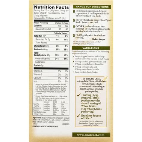 If you find information about near east whole grain blends wheat pilaf 6 ounce unit (pack of 12) online. Whjeat Pilaf Near East / Food City Near East Original Rice Pilaf Mix : Since it has been sold ...