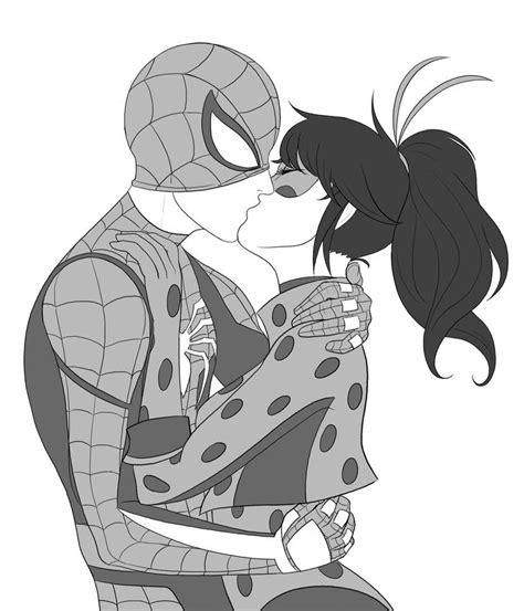 Spider Man And Ladybug 💙😍💕 💞 ️😍💕 💞😍 Timeless Show Chibi Adrien Y