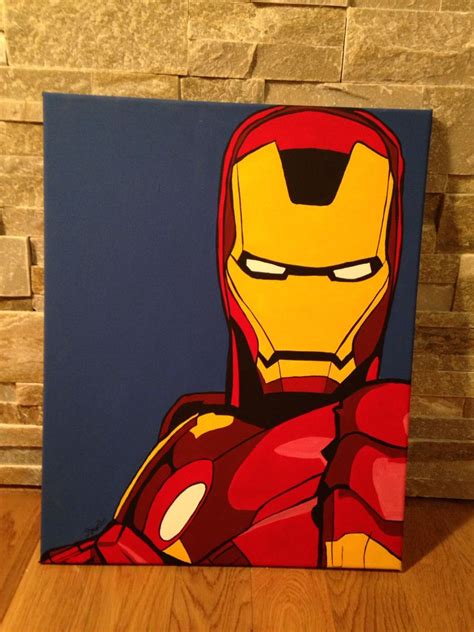 Iron Man Pop Art Barbo Iron Man Painting Iron Man Art Iron Man