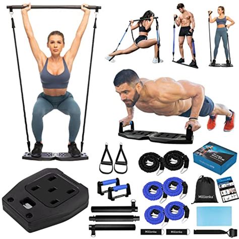 Portable Home Gym Workout Equipment With 16 Exercise Accessories