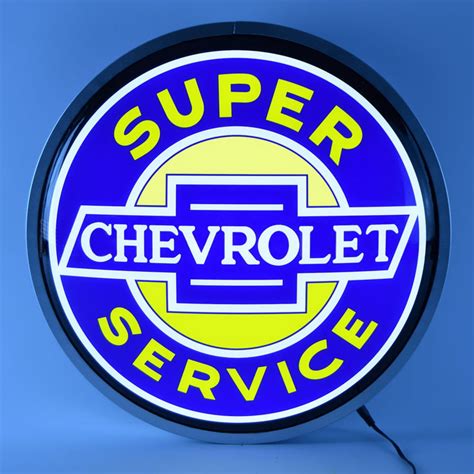 Neonetics Super Chevrolet Service Backlit Led Lighted Sign 15
