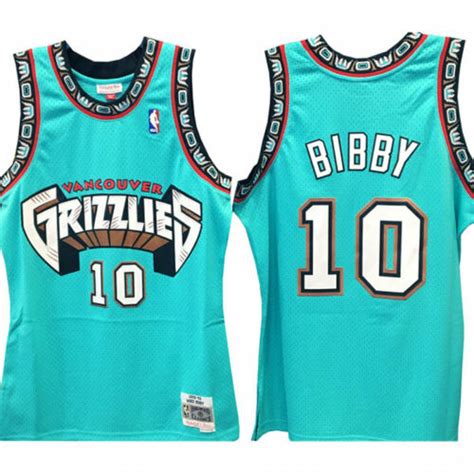 Mens Vancouver Grizzlies Mike Bibby 10 Mitchell And Ness Nbateal